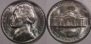 P Jefferson 1967 Nickel Choice ¡Bu! - Imagen 1 de 3