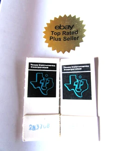 2N3708 Genuine Texas Instruments NPN LOW POWER TRANSISTOR TO-92 (Matchbook 2pcs) - Picture 1 of 10