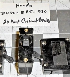 HONDA EV6010 31430-ZB5-930 20 AMP BREAKER NOS 1 QUANTITY OEM FREE SHIPPING - Picture 1 of 1