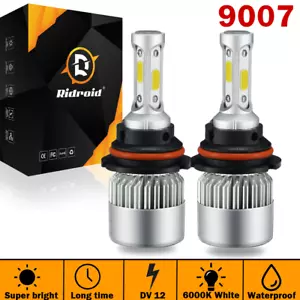 RIDROID 9007 LED Headlight Bulb Hi/Low Beam Bright for Nissan Frontier 2001-2022 - Picture 1 of 12