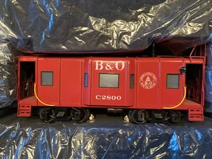 WEGRECHT MESSING BALTIMORE & OHIO I-12 RAUCHENDER BEGLEITWAGEN! Spur O Wagontop B&O - Bild 1 von 3