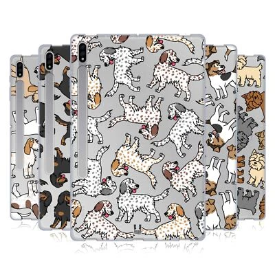 FUNDA HEAD CASE DESIGNS RAZA PERRO PATRONES 12 GEL SUAVE PARA TABLETS SAMSUNG 1 Foto 1 de 4