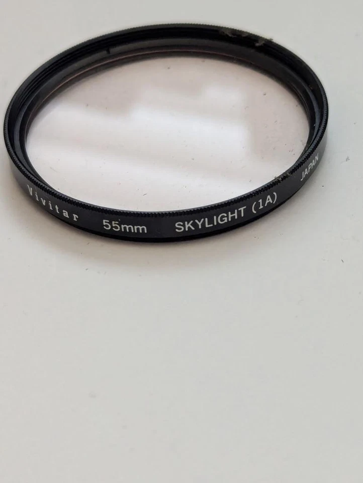 Vivitar Skylight 1A  Filter - 55mm screw mount - Image 1 of 1