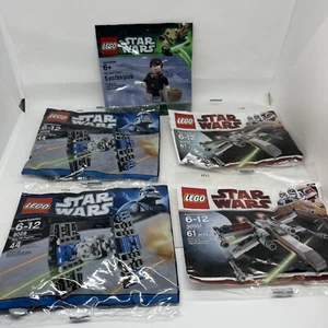 LEGO Polybeutel Star Wars Lot X-WING #30051 (2) TIE-FIGHTER #8028 (2) HOTH HAN SOLO - Bild 1 von 7