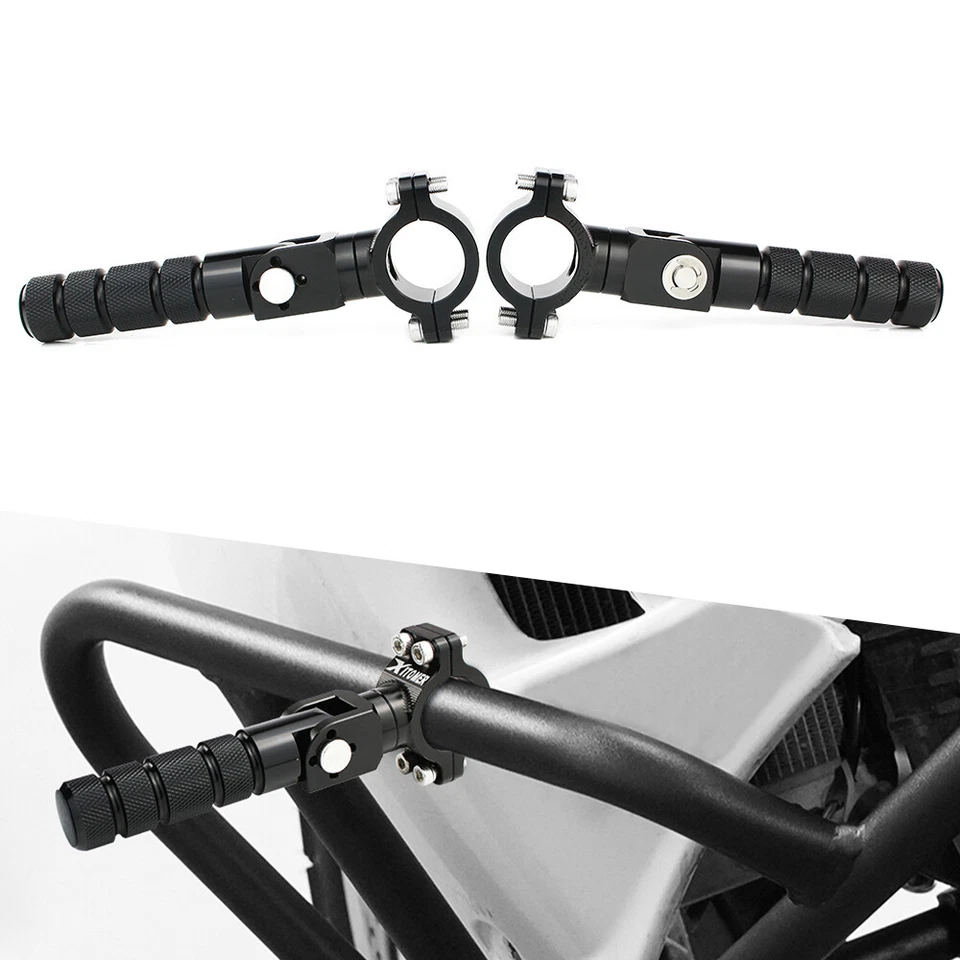 Reposapiés plegables ajustables de aluminio aptos para Kawasaki VULCAN 750 VN750 86-06 Foto 1 de 4