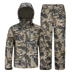 UIIHUNT Hunting Clothes for Men with Fleece Lining: Camo Hunting Suit, Safety... - Picture 1 of 8