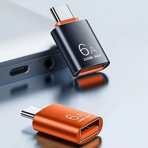 Adattatore USB C Tipo C Femmina a USB A Maschio PC Portatile a Telefono Caricatore Convertitore - Foto 1 di 10