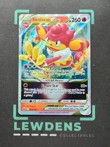 Simisear Vstar - 023/159 - Ultra Raro - Corona Zenith - Tarjeta Pokémon - Imagen 1 de 2