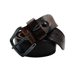 Camel Active Hombre Marrón Oscuro Clásico con Textura Cinturón de Cuero Talla M - Imagen 1 de 12