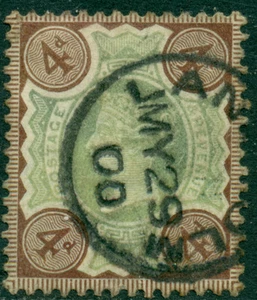 GREAT BRITAIN SG-205, SCOTT # 116, USED, VERY FINE, GREAT PRICE! - Picture 1 of 11
