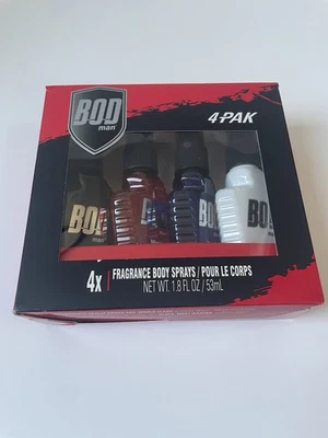 Bod Man 4 Pack Black, Really Ripped Abs, Most Wanted & World Class, 1.8 oz - Image 1 of 4