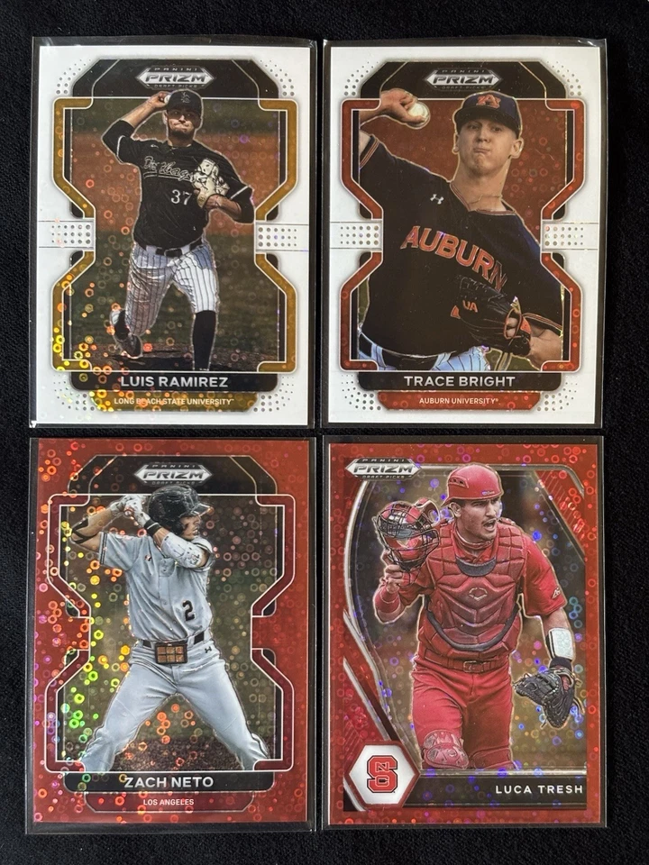 2022 Prizm Draft Picks Numbered Cards #’d To /50 & /99 (4 Cards)  - Image 1 of 4