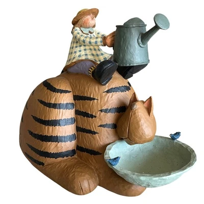 Alimentador de baño Williraye Studio Kitty Bird WW7206 arte popular estatuilla caramelo plato llaves Foto 1 de 4