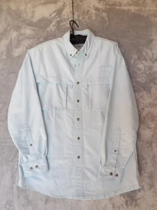 LL Bean Tropic Wear hellblaues Outdoorhemd, belüftetes Cape, Herren M, LS, - Bild 1 von 12