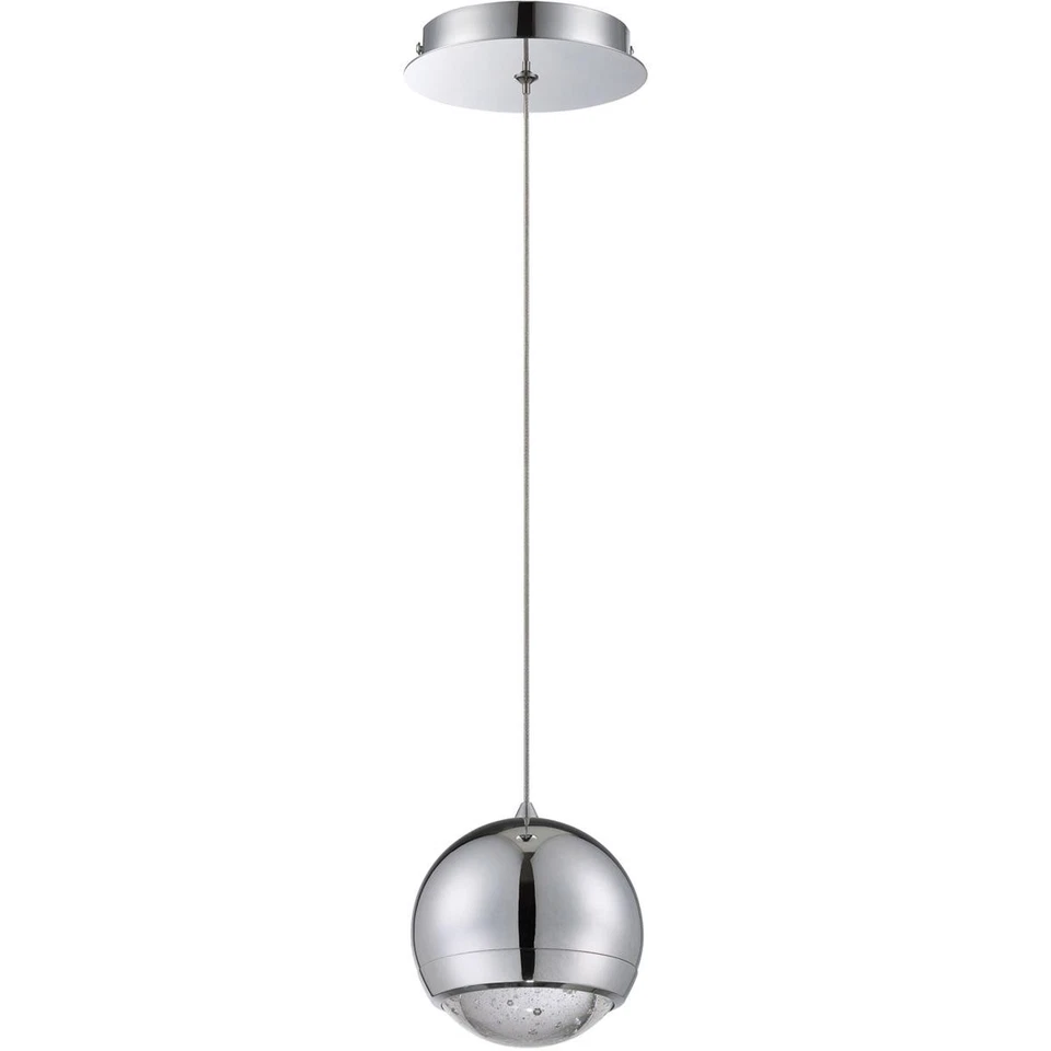 Colgante Kendal Lighting Inc. PF55-1LPE-CH CAJA ABIERTA Spumante Cromo Foto 1 de 1