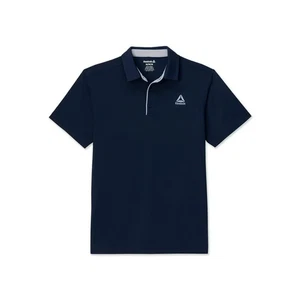 Polo de rendimiento Reebok para hombre y hombre grande, talla XL, ajuste activo, azul marino - Imagen 1 de 4