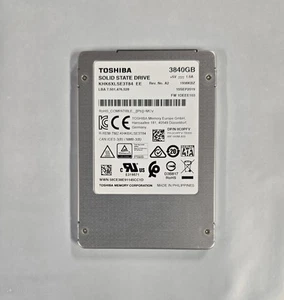TOSHIBA 3.84TB 4TB 2.5" 6Gb/s SATA SSD KHK6XLSE3T84 0C0PFV - Picture 1 of 2