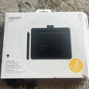 Wacom Intuos Mały bezprzewodowy tablet graficzny - czarny fabrycznie nowy w otwartym pudełku. - Zdjęcie 1 z 9