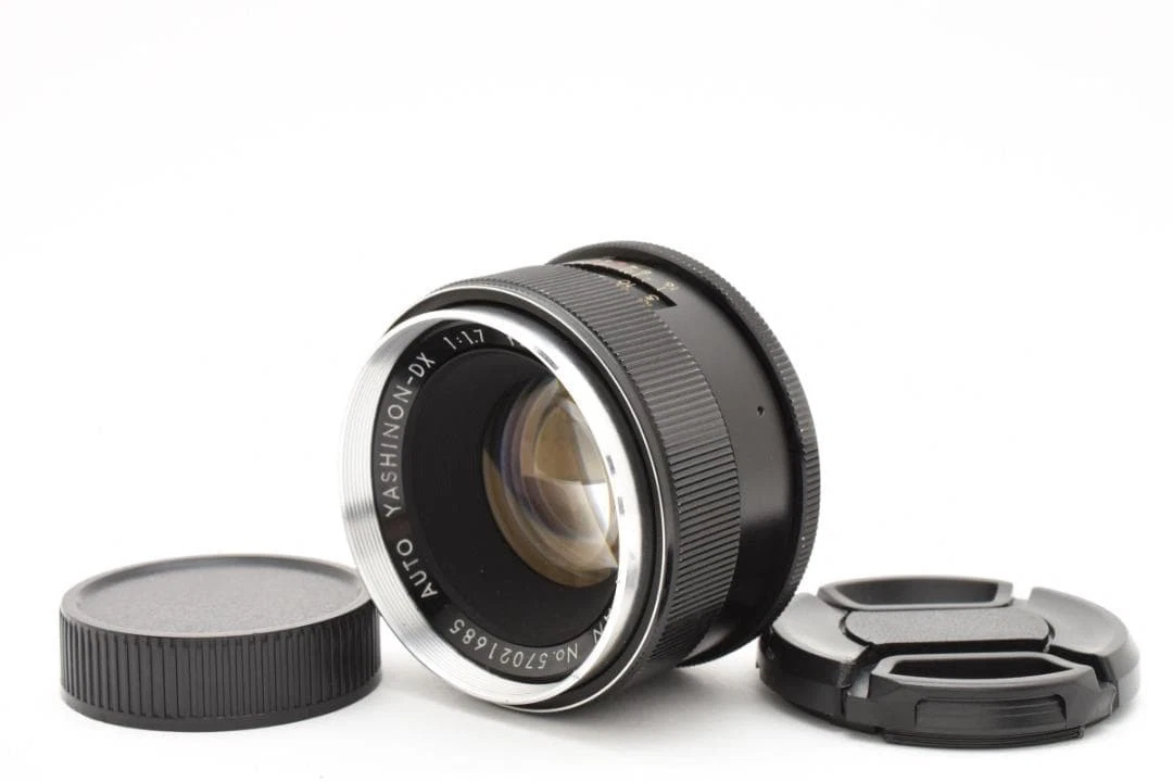 Yashica Camera Lenses 50mm Focal f/1.7 Maximum Aperture for sale