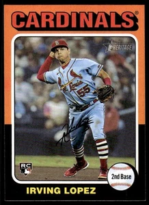 2024 Topps Heritage High Number Irving Lopez #634 RC St. Louis Cardinals - Picture 1 of 2