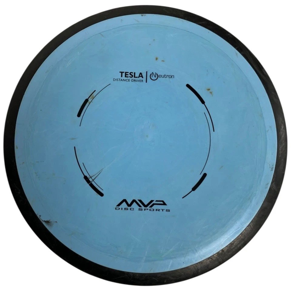Tesla Distance Driver Neutron MVP Disc Sports Patent Pending Pfn 168g Blue - Image 1 of 4