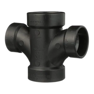 Charlotte Pipe 3 in. x 2 in. ABS DWV Dbl San Tee - Picture 1 of 6