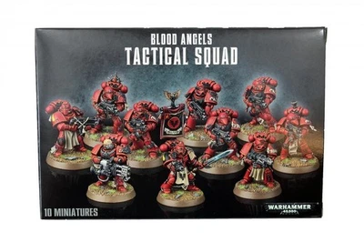 Warhammer 40K - Space Marines Blood Angels Tactical Squad - OOP RARE!! On Sprue - Image 1 of 4