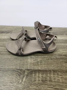 Teva Verra Sandalen Damen 9 beige grau Riemchen Outdoor Wanderschuhe F27115B - Bild 1 von 7