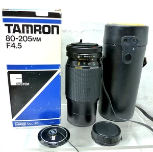 Tamron 80-200mm F/4.5 Multi C. One Touch Zoom Lens for Canon FD w/Case/Box/Caps - Picture 1 of 3