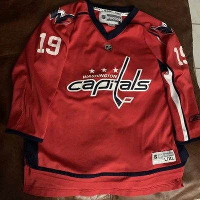 Nueva camiseta Reebok Nicklas Backstrom #19 Washington Capitals cosida de la NHL Foto 1 de 4