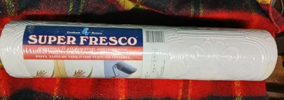 4 rollos de papel tapiz de vinilo texturizado pintable súper fresco Graham & Brown 10005 de colección Foto 1 de 2