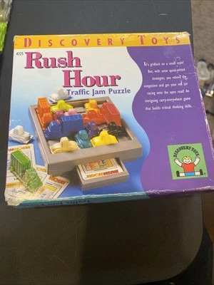 老式 Rush Hour Traffic Jam 拼图游戏发现玩具 4225 — 第 1/2 张图片