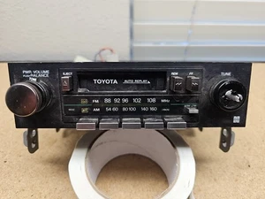 Toyota 80s Radio Cassette 08600-00163 Untested Missing One Front Buttom - Picture 1 of 10