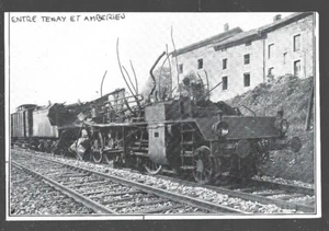 1935 -- LOCOMOTIVE EXPLOSEE ENTRE TENAY ET AMBERIEU . 4A043 - Picture 1 of 1