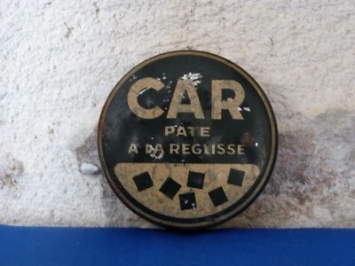 Ancienne petite boîte "CAR" pâte à la réglisse - Photo 1/3