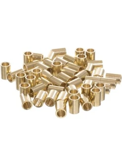 New 30 Pack 3/8-Inch Macram� Brass Tubes For Diy Sewing Craft Wall Hanging - Picture 1 of 2