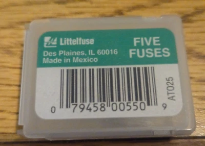 25 AMP FUSES ATO STANDARD REGULAR BLADE TYPE CAR TRUCK BOAT  ( PACK OF 5 FUSES ) - Image 1 of 3