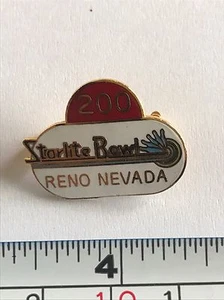 Pin de boliche Starlite antiguo vintage Reno, bolera Nevada 200 - Imagen 1 de 4