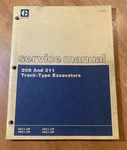 CAT Caterpillar 205 211 SERVICE SHOP REPAIR MANUAL TRACK EXCAVATOR GUIDE BOOK - Picture 1 of 7