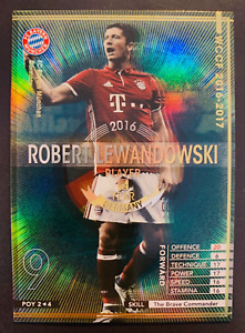 2016-17 Panini WCCF Player of the Year Robert Lewandowski Bayern refractor card