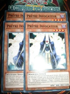 YU-GI-OH! PRÊTRE INVOCATEUR PLAYSET (LOT DE 4) SR08-FR017 NEUF EDITION 1 - Picture 1 of 1