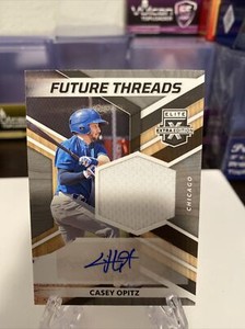 Casey Opitz 2022 Panini EEE Future Threads Signatures Patch Auto #FTS-CO Cubs