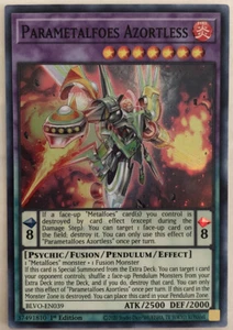 YuGiOh - Blazing Vortex - Parametalfoes Azortless - BLVO-EN039 - Súper Raro - Imagen 1 de 1