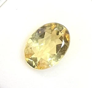 4.82 Cts Natural Heliodor Gemstone Yellow Heliodor 14.2x10.4x5.6 mm Oval Gem - Imagen 1 de 4