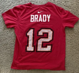 Nike Tampa Bay Buccaneers Tom Brady #12 NFL Jersey T-Shirt Adult MEDIUM - Picture 1 of 6