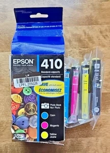 Epson 410 Color (Sealed) & Photo Black (Opened) T410520-BCS Open Box See Picture - Photo 1/4