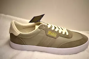 POLO RALPH LAUREN Court VLC-SK VLC MEN Sneaker GREY BEIGE COLOR SIZE 11.5D NIB - Picture 1 of 5