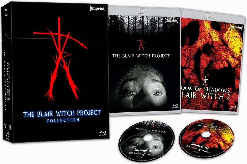 The BLAIR WITCH PROJECT Collection BLU-RAY 1&2 Limited Edition Set Imprint NEW - Image 1 of 1