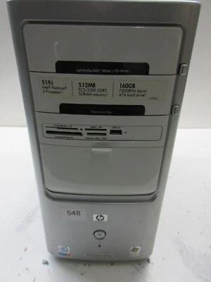 HP Pavilion a6207c Desktop Computer Intel Pentium 4 2GB Ram No HDD - Image 1 of 4