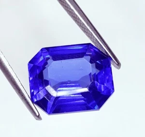 10.67 Ct Natural Blue Sapphire Loose Certified Gemstone Octagon Cut Sapphire Gem - Picture 1 of 10